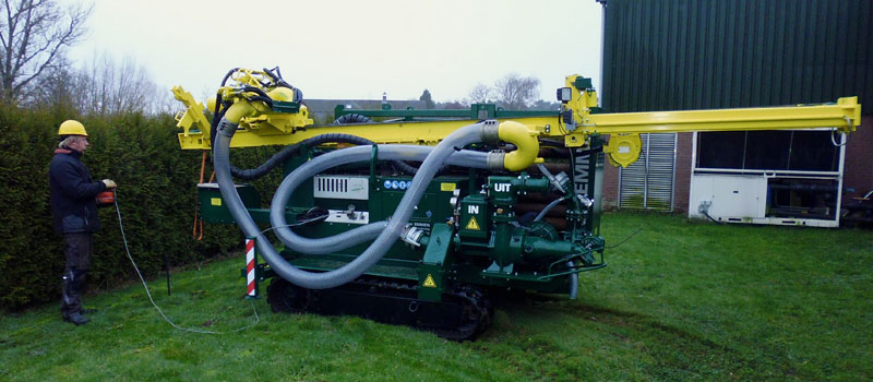 Waterwinputten voor industrieel drinkwater en veeteeltbedrijven.